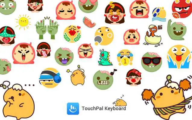 Play Free TouchPal Cute Egg Sticker
