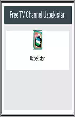 Play Free TV Channel Uzbekistan