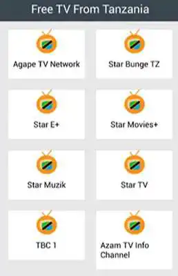 Play Free TV From Tanzania