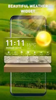 Play Free Weather and clock widget