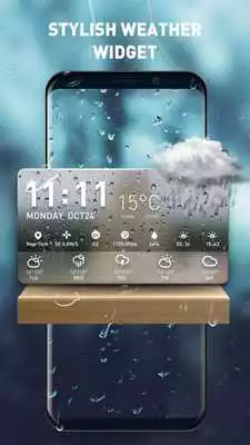 Play Free Weather and clock widget