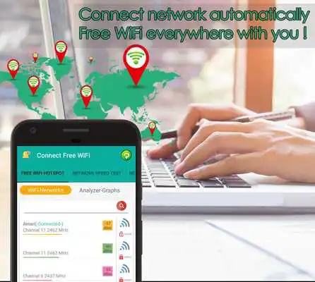 Play Free WiFi Connect Internet Connection Find Hotspot
