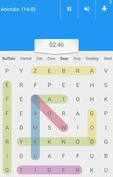 Play free words search as an online game free words search with UptoPlay