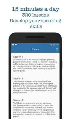 Play French audio course, learn language fast yourself