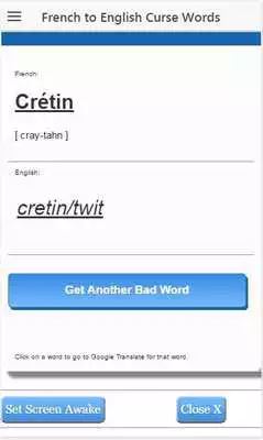 Play French Bad Words