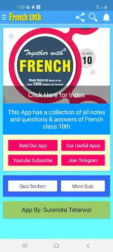 Play French Class 10th CBSE NCERT Notes and Q&A App as an online game online French Class 10th CBSE NCERT Notes and Q&A App with UptoPlay Play French Class 10th CBSE NCERT Notes and Q&A App as an online game French Class 10th CBSE NCERT Notes and Q&A App with UptoPlay