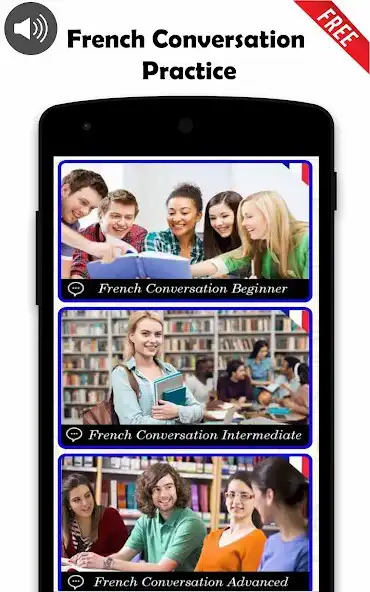 Play French Conversation Practice  and enjoy French Conversation Practice with UptoPlay
