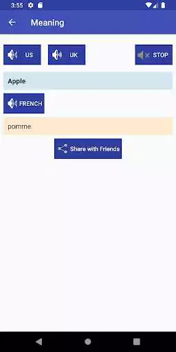Play French Dictionary English as an online game French Dictionary English with UptoPlay