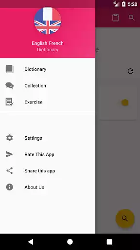 Play French-English Dictionary  and enjoy French-English Dictionary with UptoPlay