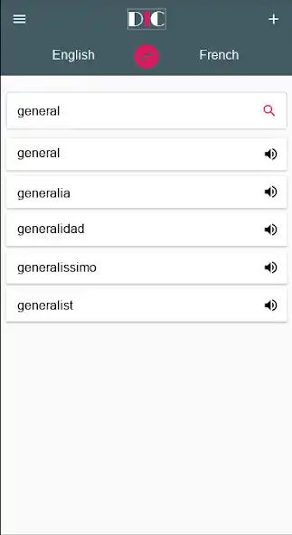 Play French - English Dictionary  translator (Dic1) as an online game French - English Dictionary  translator (Dic1) with UptoPlay