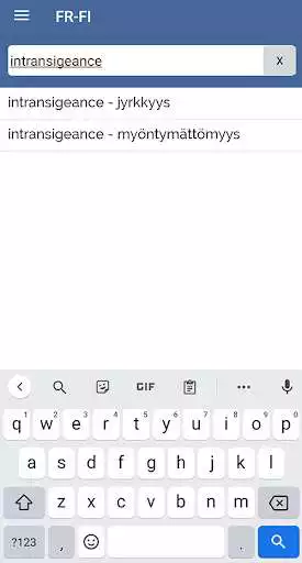 Play French Finnish Dictionary (OFFLINE) as an online game French Finnish Dictionary (OFFLINE) with UptoPlay