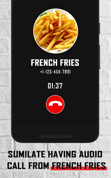 Play French Fries fake call prank as an online game French Fries fake call prank with UptoPlay