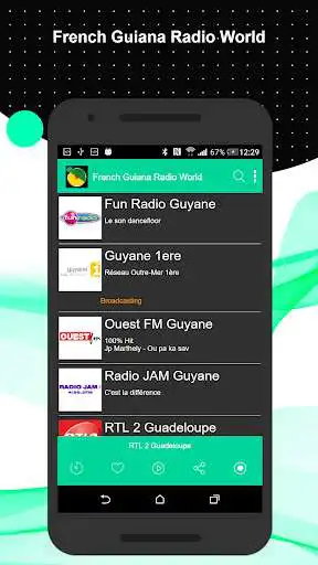 Play French Guiana Radio World  and enjoy French Guiana Radio World with UptoPlay