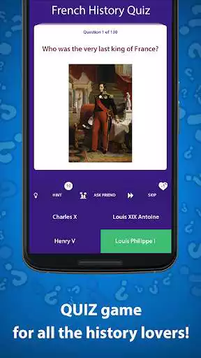 Play French History Quiz  and enjoy French History Quiz with UptoPlay