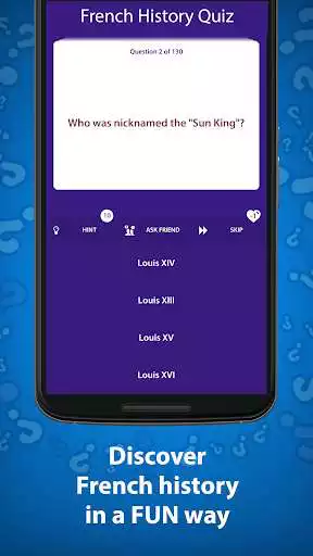 Play French History Quiz as an online game French History Quiz with UptoPlay