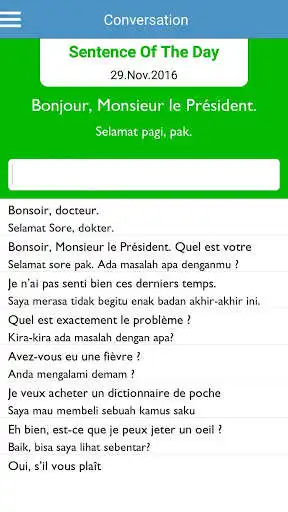 Play French Indonesian Conversation  and enjoy French Indonesian Conversation with UptoPlay