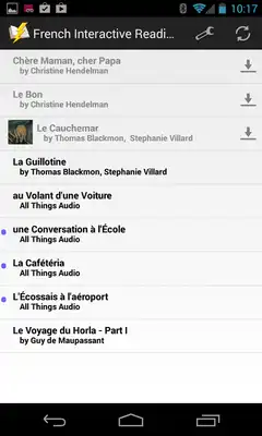Play French Interactive Readings