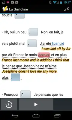 Play French Interactive Readings