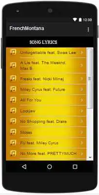 Play French Montana songs  lyrics, hot