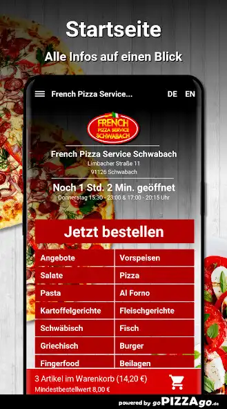 Play French Pizza Service Schwabach as an online game French Pizza Service Schwabach with UptoPlay