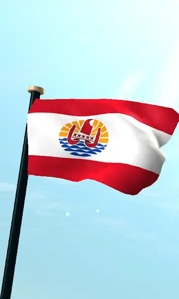 Play French Polynesia Flag 3D Free