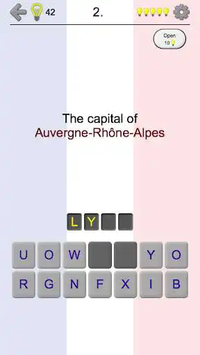 Play French Regions - Capitals and Maps of France Quiz as an online game French Regions - Capitals and Maps of France Quiz with UptoPlay
