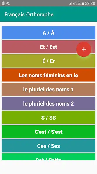 Play French Spelling, lessons + exercises + corrections  and enjoy French Spelling, lessons + exercises + corrections with UptoPlay