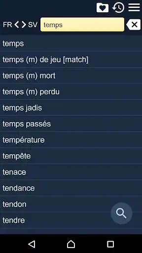 Play French Swedish Dictionary Free  and enjoy French Swedish Dictionary Free with UptoPlay