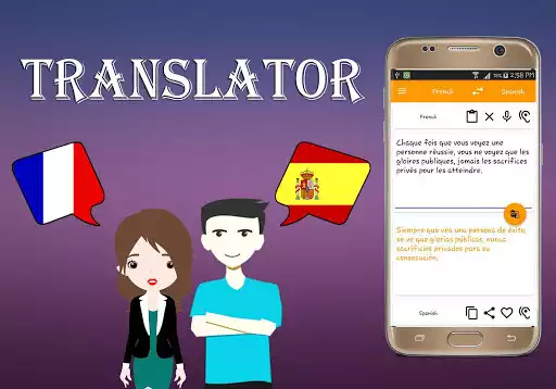 Play French To Spanish Translator