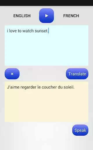 Play French Translator