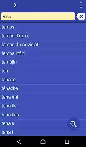 Play French Uzbek dictionary