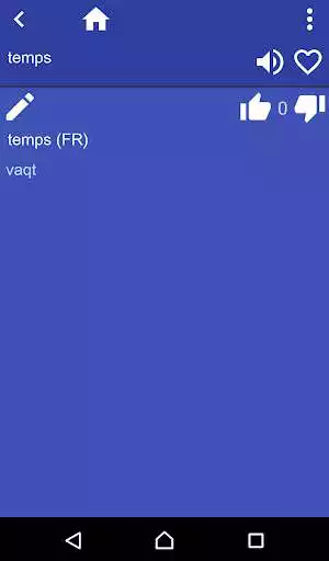 Play French Uzbek dictionary