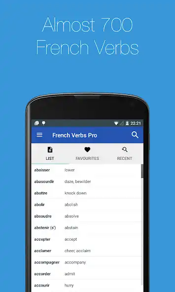 Play French Verb Conjugator Pro as an online game French Verb Conjugator Pro with UptoPlay