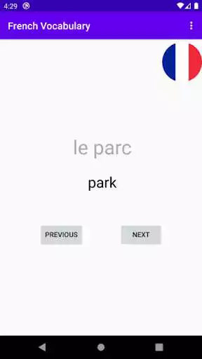 Play French Vocabulary as an online game French Vocabulary with UptoPlay