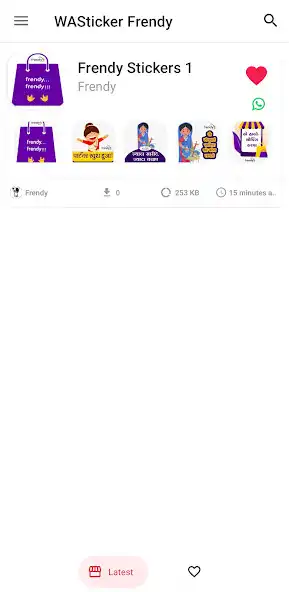 Play Frendy WAStickers as an online game Frendy WAStickers with UptoPlay