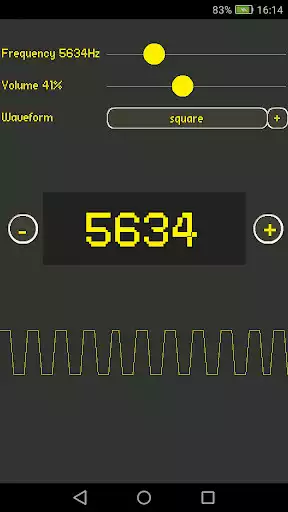 Play Frequency Sound Generator as an online game Frequency Sound Generator with UptoPlay