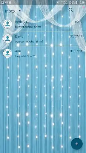 Play Fresh blue skin for Next SMS as an online game Fresh blue skin for Next SMS with UptoPlay