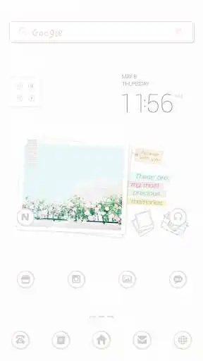 Play APK Fresh Sky dodol launcher theme  and enjoy Fresh Sky dodol launcher theme with UptoPlay com.iconnect.launcher.theme.A.fine.day