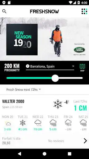 Play APK Fresh Snow - Your most reliable snow report  and enjoy Fresh Snow - Your most reliable snow report with UptoPlay com.crowdland.freshsnow