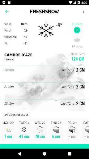 Play APK Fresh Snow - Your most reliable snow report  and enjoy Fresh Snow - Your most reliable snow report with UptoPlay com.crowdland.freshsnow