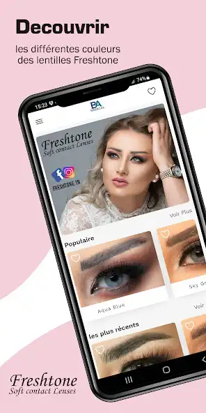 Play Freshtone lenses  and enjoy Freshtone lenses with UptoPlay