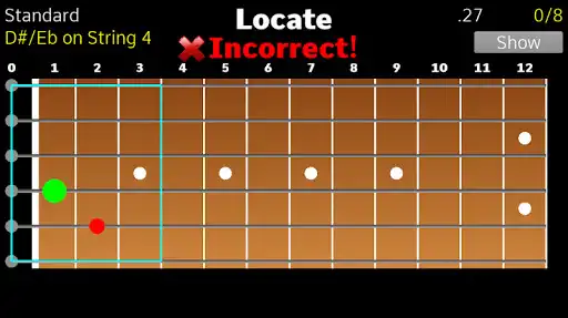 Play Fretboard Learn as an online game Fretboard Learn with UptoPlay