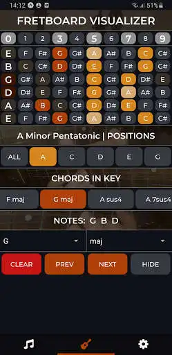Play Fretboard Visualizer - Scales & Chords  and enjoy Fretboard Visualizer - Scales & Chords with UptoPlay