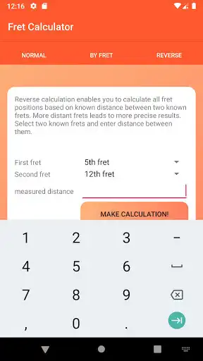 Play Fret Position Calculator as an online game Fret Position Calculator with UptoPlay