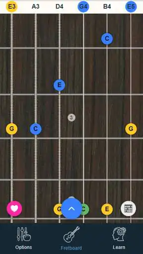 Play Fretty - Chords and scales for guitar!  and enjoy Fretty - Chords and scales for guitar! with UptoPlay