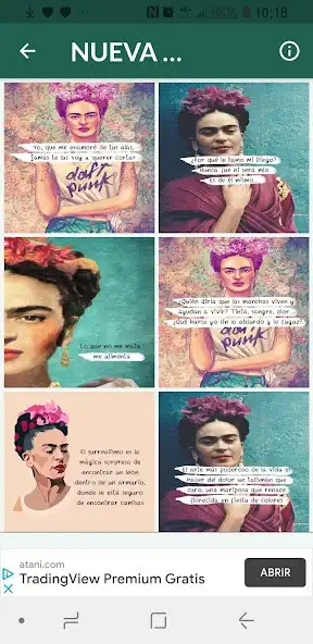 Play FRIDA KAHLO FRASES Y WALLPAPER as an online game FRIDA KAHLO FRASES Y WALLPAPER with UptoPlay