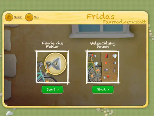 Play Fridas Fahrrad as an online game Fridas Fahrrad with UptoPlay