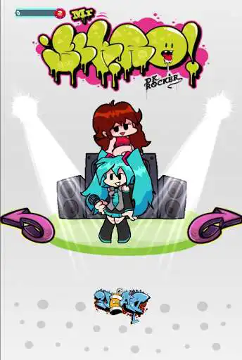 Play Friday Funk Miku Mod as an online game Friday Funk Miku Mod with UptoPlay