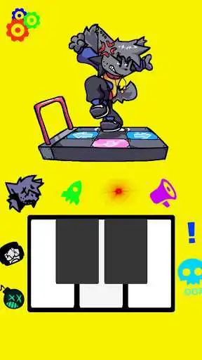 Play Friday Funny Mod: Meow Piano Kapi as an online game Friday Funny Mod: Meow Piano Kapi with UptoPlay