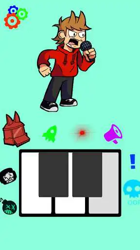 Play Friday Funny Mod: Tord & TordBot Piano as an online game Friday Funny Mod: Tord & TordBot Piano with UptoPlay